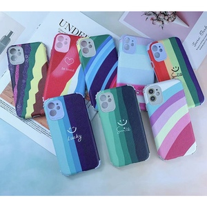 <strong>rainbow</strong> Texture Back Cover for Tecno POP4/Spark <strong>GO</strong>/Pouvir4/4 Pro/LC7/LC8 Shockproof Tpu Pc Mobile Phone case - Product Image 3