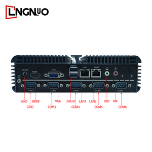 PC Mini industri kustom dengan Intel Celeron i7-7500U komputer mikro tertanam dengan 4GB DDR4 untuk penggunaan bisnis atau komputer - Product Image 4