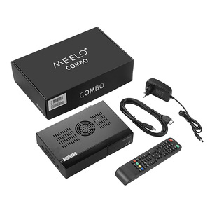 MEELO COMBO-receptor satélite Digital HD, 3 en 1, Combo DVB-S2 + DVB-T2 + DVB-C, sintonizador doble, sistema Linux Enigma2