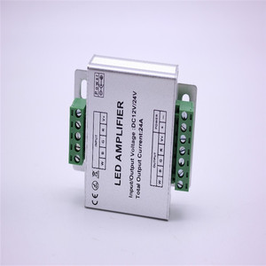 SMD 5050 2835 Светодиодные полосы света контроллер питания 3 ~ 4 канала вывода DC12V-24V 24a ток RGB/RGBW усилитель - Product Image 3