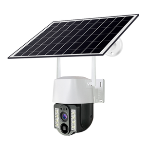 Cámara CCTV de seguridad con energía solar WiFi, detección de movimiento IP66, reconocimiento facial, baja potencia, conectividad 4G LTE, tarjeta de memoria SD - Product Image 1