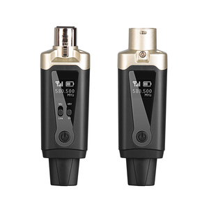 Uhf Connector for Audio Adapter New UHF Dynamic Microphone Wireless System Support 48V Condenser <strong>Mic</strong> DSP Xlr Adapter TX-RX - Product Image 2