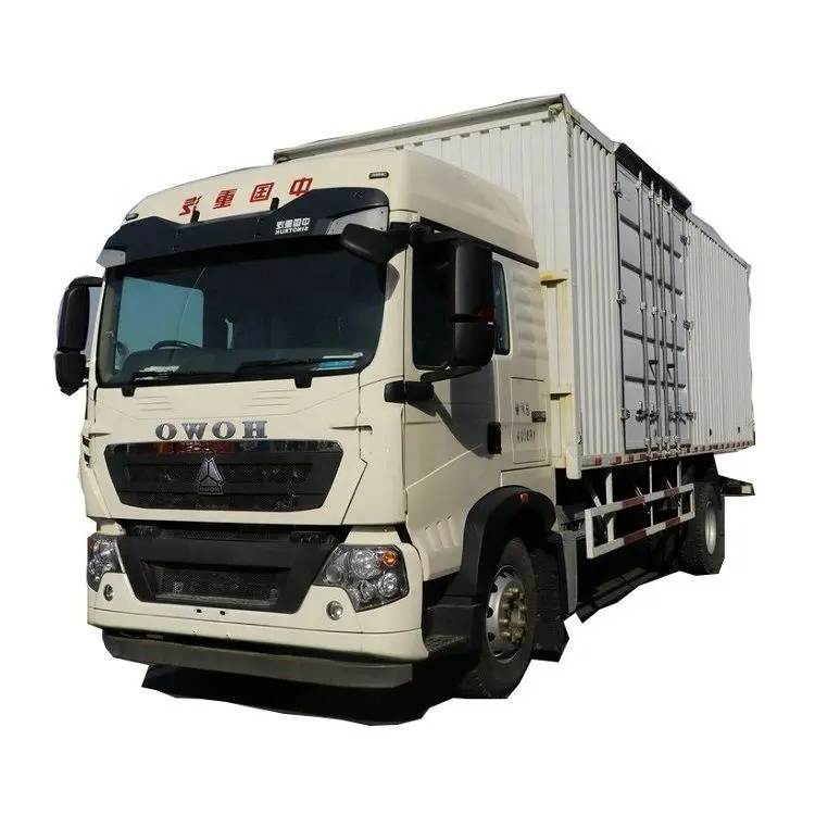 Kopen Chinese Tweedehands Producten Sinotruk Howo T 5G 280hp 4X2 7.92M Vrachtwagen Hek