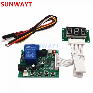JY-172 With 40cm White Lead 3 Digits <strong>Timer</strong> Board Coin Operated <strong>Timer</strong> Control Board Power Supply for Coin Acceptor Selector - Product Image 1