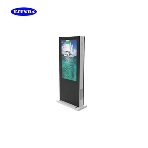 Dış duvara monte dokunmatik ekran 75 inç reklam ekranı interaktif LCD pil Android dijital Kanban ekran için