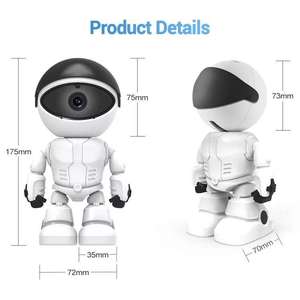 ロボットカメラワイヤレスWifiネットワークカメラ双方向オーディオベビーモニターカメラ - Product Image 4