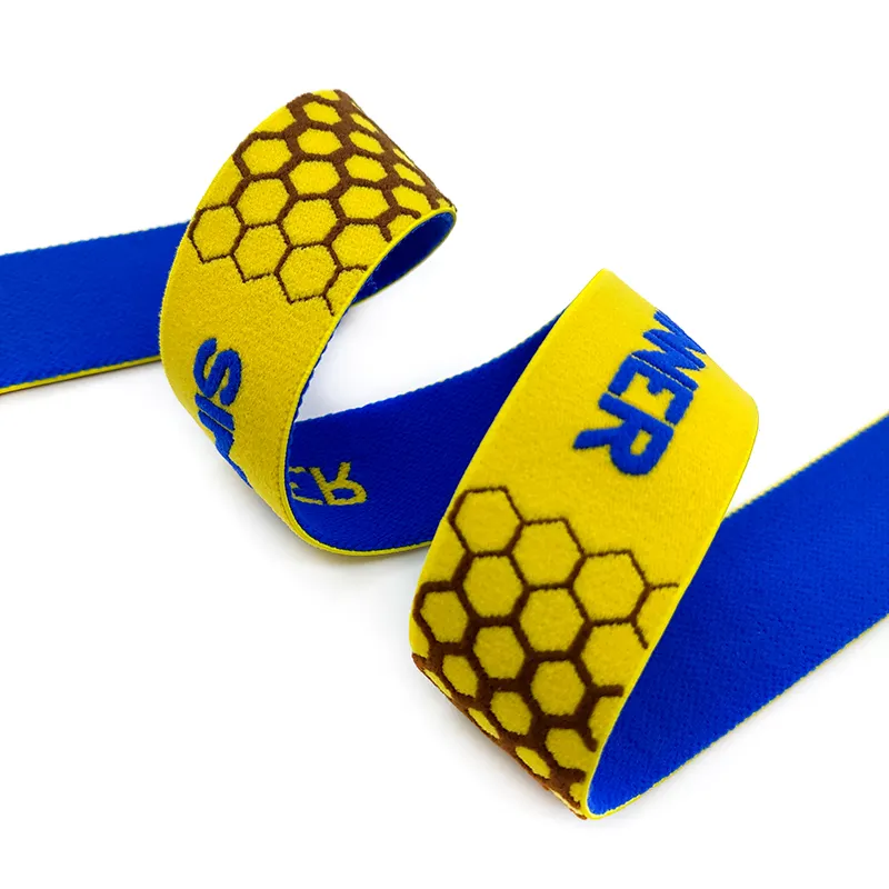 support customized goggle strap jacquard lacrosse goggles elastic bands ski non-slip silicone debossed rubber elastic