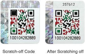 Original Authenticity <strong>Verification</strong> Stickers Custom Hologram Anti-Counterfeiting Label QR <strong>Code</strong> Sticker with Unique Serial Number - Product Image 5