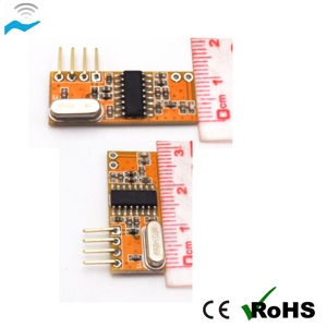 4-Pin-Empfänger 433 MHz RF superheterodyne Empfangs-Sender-Modulplatine - Product Image 5