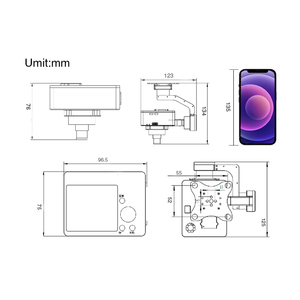 Map-A7R Advanced 42 <strong>Mega</strong> Pixels 40mm Lens Full Frame Aerial Mapping <strong>Camera</strong> With <strong>2</strong>-axis Gimbal - Product Image 3