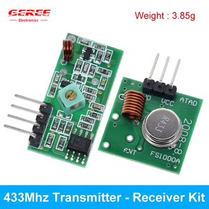 Arduino盗難警報DIYキット用433MRFワイヤレス伝送および受信機モジュールDC5Vモジュールワイヤレス充電器 - Product Image 2