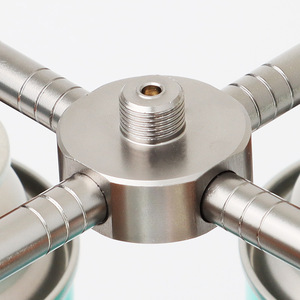 1L Trọng lượng nhẹ 4-in-1 butan chuyển đổi bình xăng chuyển đổi ngoài trời Bếp gas Cartridge đầu adapter cho cắm trại dã ngoại lót túi - Product Image 4