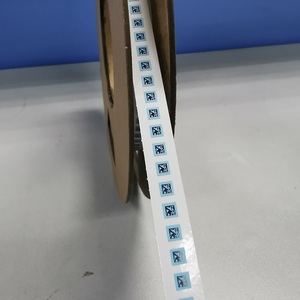 Etiqueta de datos Variable para impresión, pegatinas de código QR en hoja o rollo