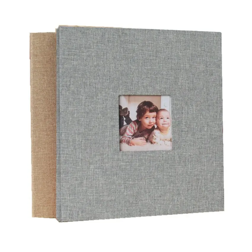 Papel ecológico Reciclado branco Em Branco Álbum de fotos DIY 4x6,5x7 Amante de casamento álbum de fotos da família