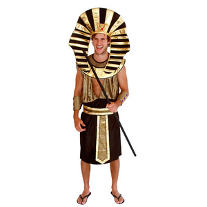 Cadılar bayramı kostümleri yetişkin firavun erkekler <span class=keywords><strong>m</strong></span>ısır kostü<span class=keywords><strong>m</strong></span> firavun kıyafet giyinmek Cosplay tarihi cadılar bayramı partisi kostü<span class=keywords><strong>m</strong></span>