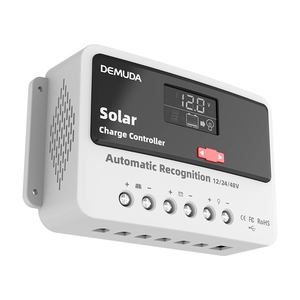 Smart <strong>Solar</strong> Panel <strong>Controller</strong> Regulator 24V 12V 48V DC Output Bulb 10A 30A 50A 60A 20A 40A Manual <strong>PWM</strong> <strong>Solar</strong> Charger <strong>Controllers</strong>