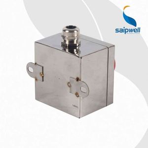 Ip66 Ausrüstungsschutz Notfall-Stoppsteuerung-Schalter-Schaltknopf-Schachtel aus Edelstahl Schalterbox 5 A 10 A 20 A individuell - Product Image 2