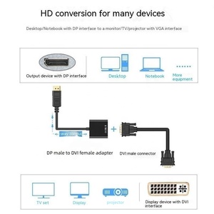 Large Quantity in Stock and ODM/OEM Mini DP to <strong>DVI</strong> Adapter <strong>Monitor</strong> for <strong>Computer</strong> Printer - Product Image 4
