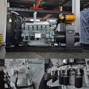 Легкое обслуживание и техническое обслуживание, оригинальный двигатель Мицубиси 1100 кВт, генератор Мицубиси 50 Гц, трехфазный дизельный генератор 1,1 МВт - Product Image 4