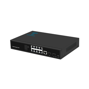8 puertos 10/100/1000M Gigabit SFP Network Layer2 Switch gestionado con función web Qos DDM Ancho de banda de 20Gbps - Product Image 2