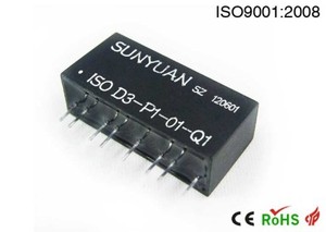 Carril DIN 24VDC 1 entrada 2 salidas Distribuidor de señal analógica 0-5V/10V/4-20mA Convertidor aislador de doble canal 3000V Programación PLC