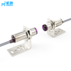 JIMOU M12 M18 Sensores ópticos Cilíndrico Roscado Fotoeléctrico Sensor pasante de haz fotoeléctrico de tres hilos de DC10-30V - Product Image 3