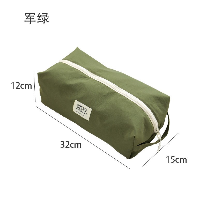 Army green nylon shoe storage bag