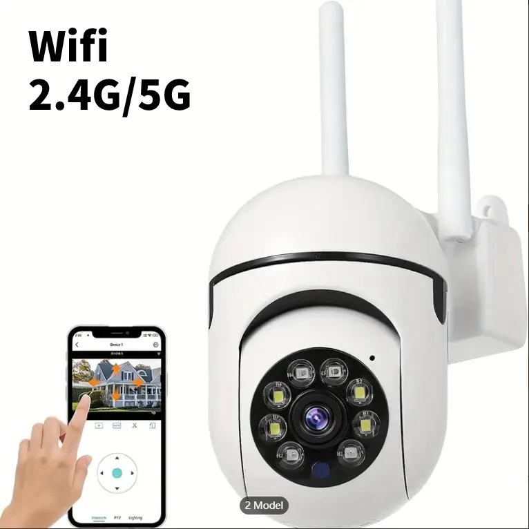 A7 2.4G 5G monitor giorno e notte esterno mini 360 senza fili sorveglianza senza fil ip camera telecamera di sicurezza wifi cctv