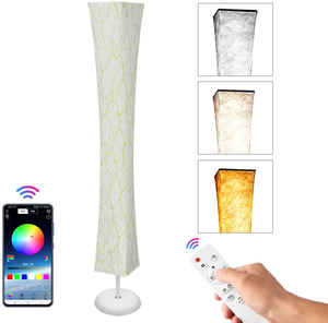 Lampada da terra verticale che cambia colore programma di applicazione lampada ad angolo a LED e telecomando controllo atmosfera intelligente - Product Image 2