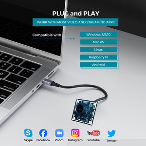 2MP USB HD Módulo de Câmera 1080P 60FPS COMS Imx291 AR0230 WDR Starlight 0.01lux Câmera Industrial Webcam para PC - Product Image 5