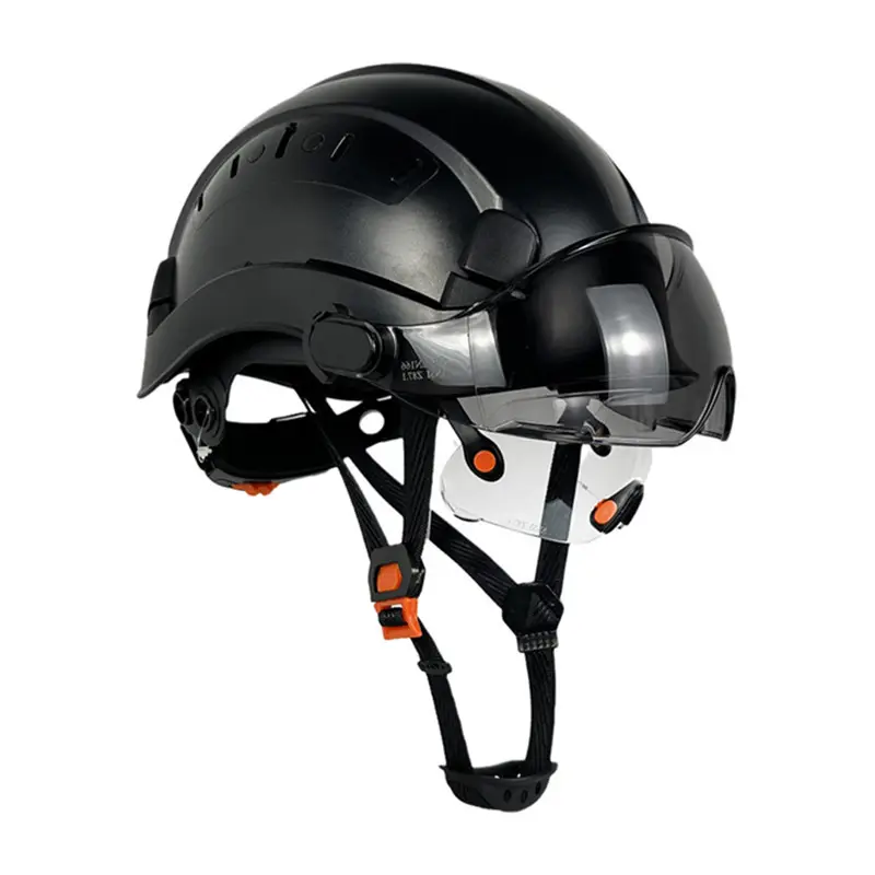 WEJUMP Factory directly ANSI Type I Class E rescue Climbing Electrically Insulating CE safety helmet with safety goggle