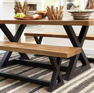 Ticari masa çok fonksiyonlu doğal renk restoran masa modern masif ahşap yemek masası - Product Image 5