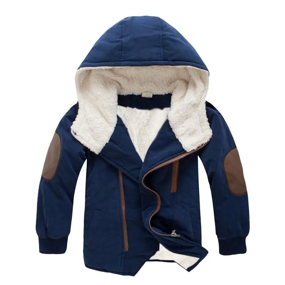 Vêtements d'hiver pour bébés, veste chaude en laine pour enfants, manteaux, vente en gros