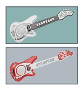 เครื่องดนตรีไฟฟ้าสำหรับเด็กไมโครโฟนกีตาร์เบสของเล่นสำหรับเด็กคีย์บอร์ดเพื่อการเรียนรู้ของเด็กทารก - Product Image 2