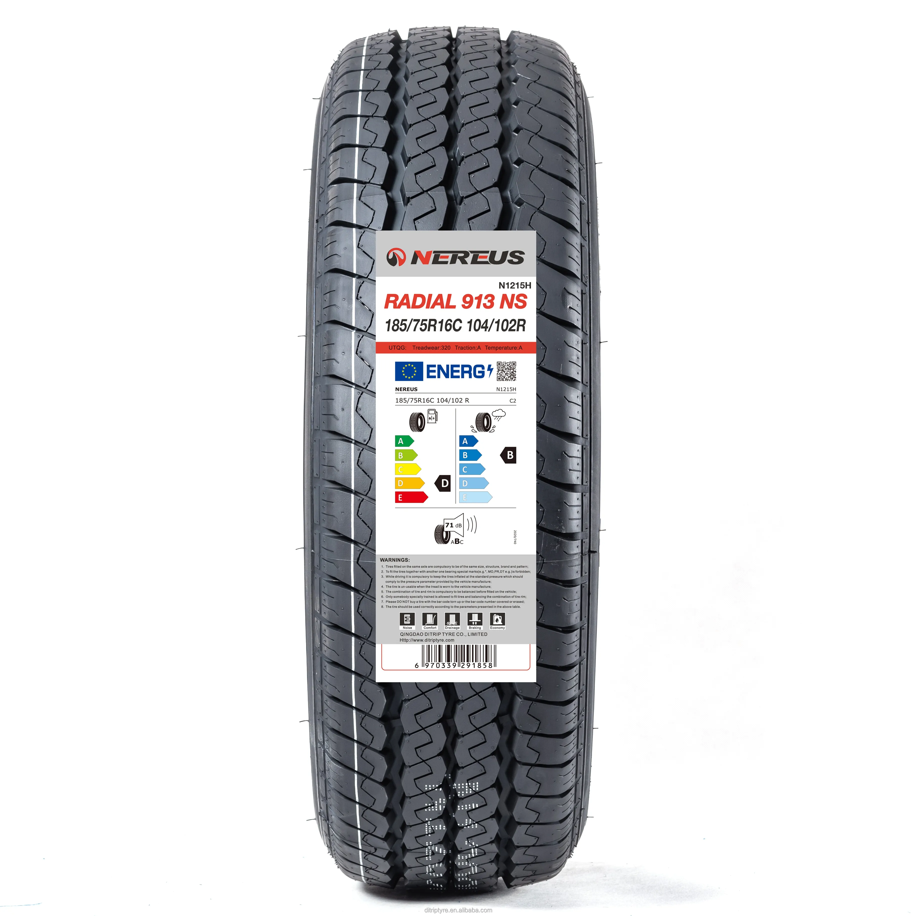 Nouveaux pneus commerciaux NEREUS NS916 pneus de haute qualité 155R13C 165/70R13c 165R13C 175/70R14C 175R14C pneu de camion léger