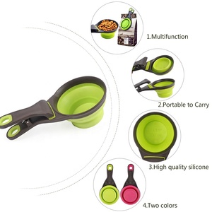 Köpek besleyici kase katlanır silikon kıyafet taşınabilir seyahat kasesi Pet eşyaları küçük orta köpek maması kaseleri evcil hayvan aksesuarları - Product Image 2