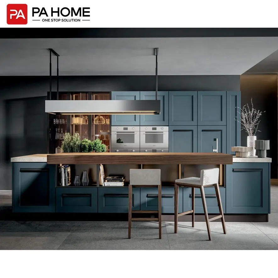 Móveis PA para casa conjunto completo de móveis de cozinha inteligente armário agitador de luxo moderno