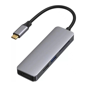 USB <strong>C</strong> Hub OEM 5in1 USB <strong>C</strong> to 4K HDM I <strong>Adapter</strong> Compatible with Thunderbolt 34 MacBoo k Pro I Pad Pro XP S H <strong>P</strong> More Type <strong>C</strong> Devices - Product Image 1