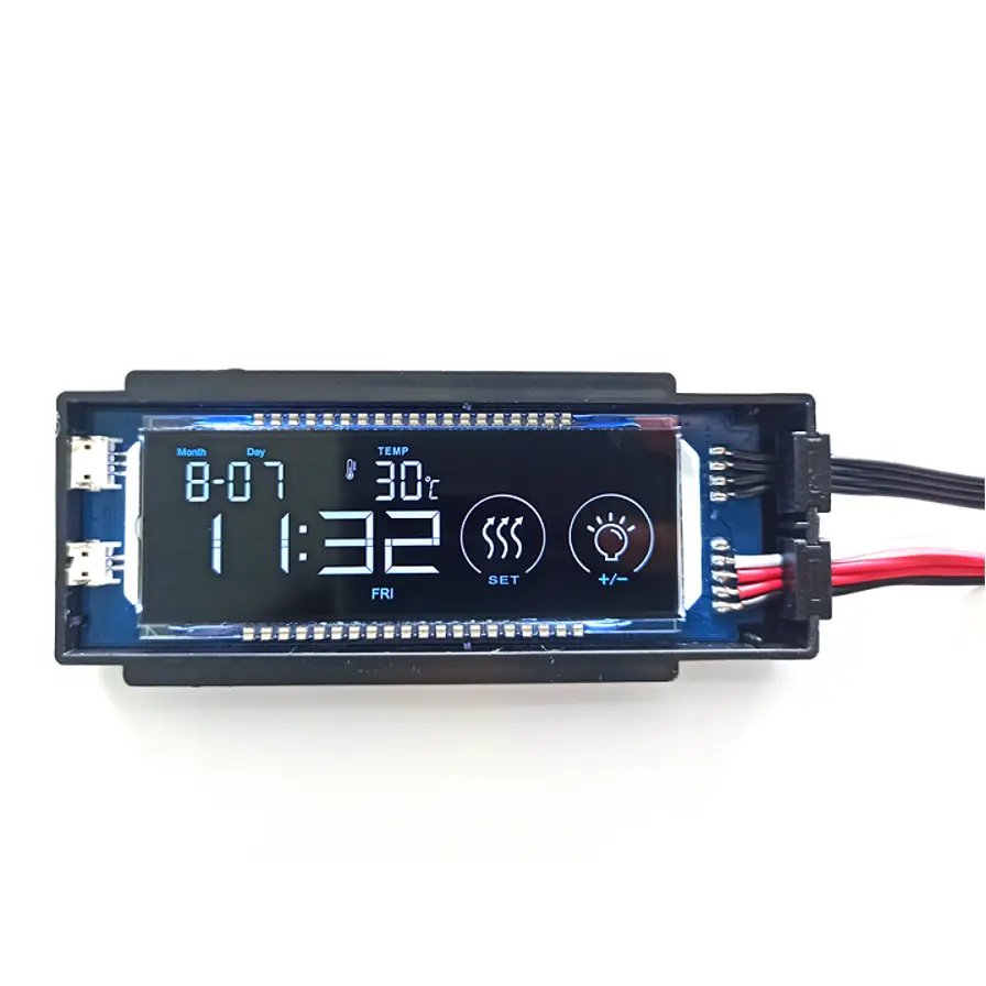 led mirror sensor with Time Temperature Display Touch Sensor Led Mirror switch touch 12V time temperature switch