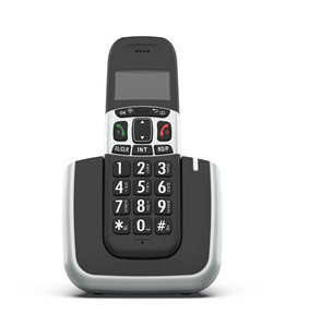Dect 6.0 digitale telefono Cordless con grandi pulsanti funzione Intercom bassa radiazione funzione ID chiamante per anziani disturbi della vista - Product Image 4
