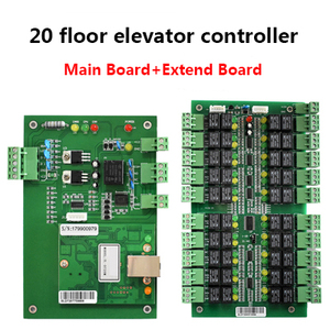 Tcp/ip 40 Piani Biometrico di Impronte Digitali E Rfid Ascensore Ascensore Sistema di Controllo 2 Porta Della Scheda di Controllo