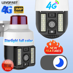 4G 3MP V380Pro Wifi IP PTZ摄像机室外1mp凸轮迷你智能家居360自动跟踪Wifi报警发光二极管摄像机 - Product Image 3