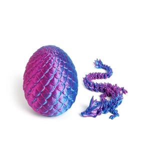 Yaratıcı ve Trendy 3D baskılı ejderha yumurta ve İlahi ejderha seti taş figürinler yenilik hediyeler oyuncaklar - Product Image 6