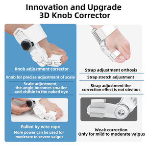 Korektor Bunion tulang Orthotics Hallux <span class=keywords><strong>Valgus</strong></span> korektor ibu jari kaki pedikur penggunaan malam dan hari - Product Image 4
