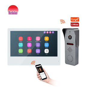 2 Wired Video <strong>Intercom</strong> <strong>System</strong> Touch Monitor 2-Way <strong>Intercom</strong> <strong>Audio</strong> Video Doorbell <strong>Intercom</strong> Support Monitoring - Product Image 1