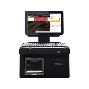 14imch Desktop Pc Dual Screen POS Machine All in One Pos System con impresora Escáner Cajero Cajón Venta al por menor Checkout - Product Image 2
