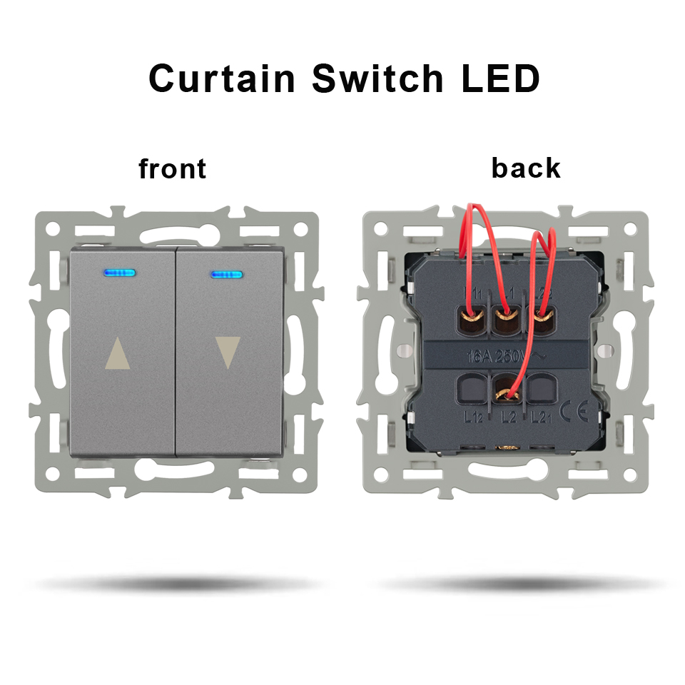 curtain switch with LED