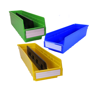 Multifunctional Plastic Storage Boxes <strong>Bins</strong> Size Convenient Stacking Preservation Organized Semi-Open Front Design - Product Image 1