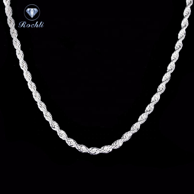 925 Sterling Silver Rope Chain China 