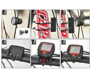 Speedometer <strong>Cycling</strong> Computer Digital LCD Computer Bike Waterproof Odometer <strong>Cycling</strong> Stopwatch - Product Image 5